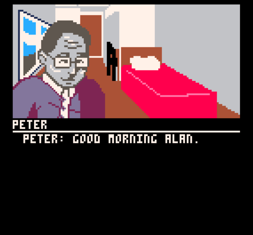 Peter waking up the AI